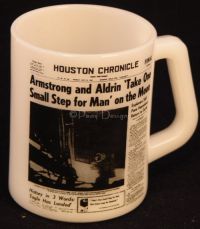Houston Chronicle ARMSTRONG ALDRIN Federal MILK Mug